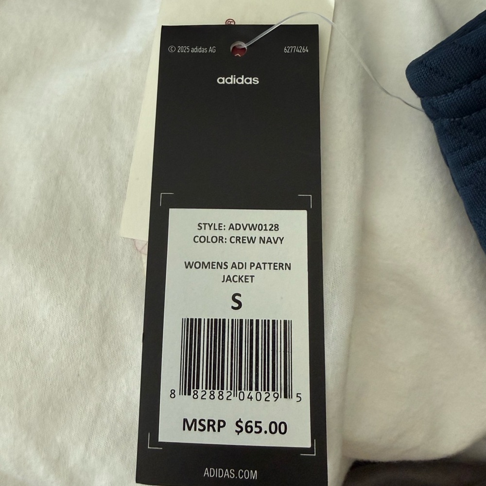 Adidas Women's Ultimate365 Textured Full-Zip Jacket - Picture 6 of 8